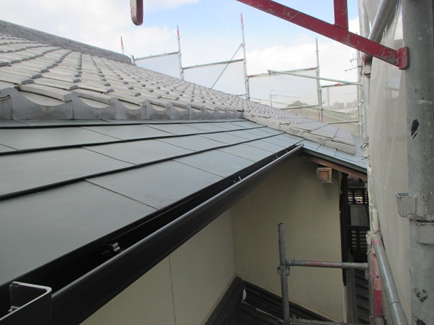 稲美町で新設樋シビルスケアPC50の取り付け